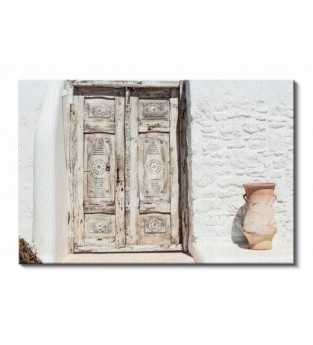 Mykonos Drzwi Ornos Foto Obraz Na Płótnie 40x60 cm