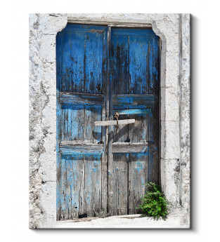 Grecja Santorini Drzwi Foto Obraz Na Płótnie 80x60
