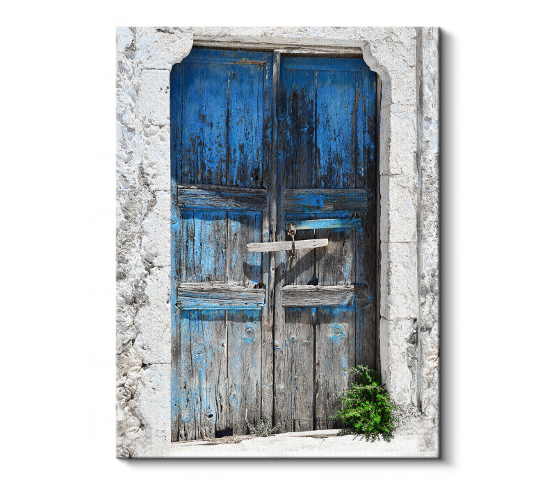 Grecja Santorini Drzwi Foto Obraz Na Płótnie 80x60